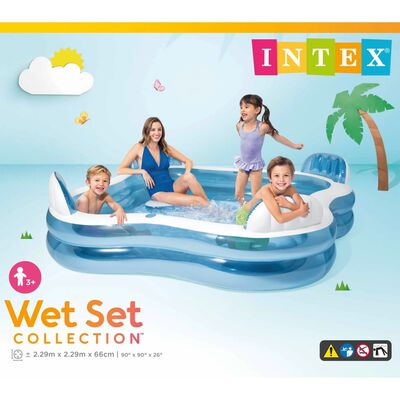 Intex Swim Center napihljiv družinski bazen 56475NP