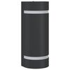 vidaXL Zunanja stenska svetilka črna tlačno lit aluminij