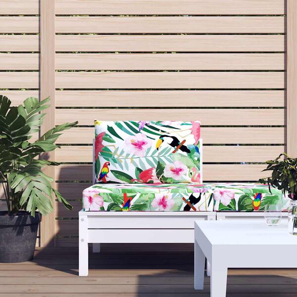 vidaXL Blazine za palete 2 kosa večbarvno oxford blago