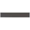 vidaXL Stenska glavna postelja 12 pcs Siva 90 x 15 cm blago