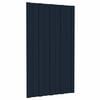 vidaXL Stre&scaron;ni panel 36 kos Antracit 80 x 45 cm Pocinkano jeklo