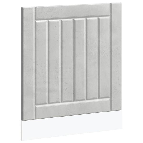 vidaXL Plo&scaron;ča za pomivalni stroj Lucca betonsko siv inženirski les