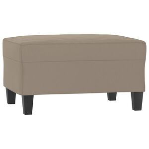 vidaXL Stolček za noge taupe 70x55x41 cm tkanina iz mikrovlaken