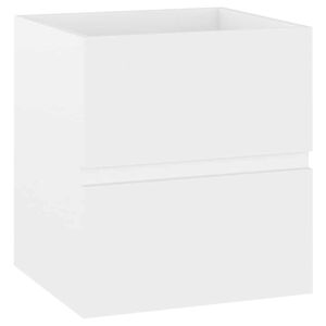 vidaXL Omarica za umivalnik bela 41x38,5x45 cm inženirski les