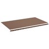 vidaXL Nadomestno blago za tendo rjavo 6x3,5 m poliester