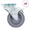 vidaXL Gibljiva kolesa 8 kosov 75 mm