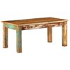vidaXL Klubska mizica 100x55x45 cm trden predelan les