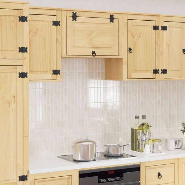 vidaXL Za omarice SKI Medeno Rjava 60 x 32 x 40 cm Masivno borovo les