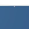 vidaXL Vertikalna markiza modra 140x420 cm tkanina oxford