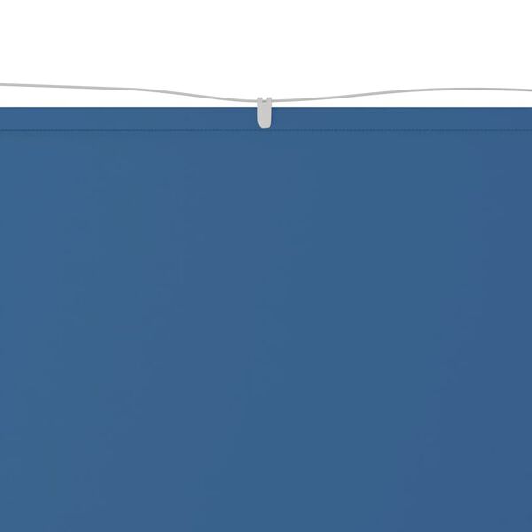 vidaXL Vertikalna markiza modra 140x420 cm tkanina oxford