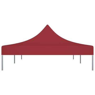vidaXL Streha za vrtni šotor 6x3 m bordo 270 g/m²