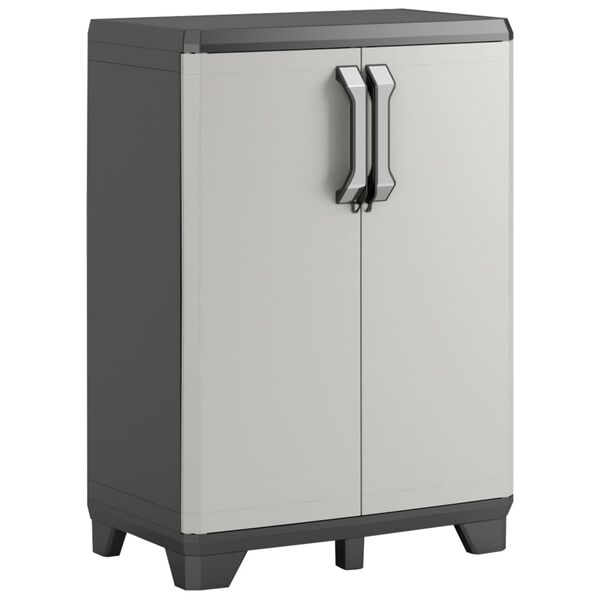 Keter Nizka omara Gear črna in siva 97 cm