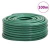 vidaXL Vrtna cev zelena 1" 100 m PVC