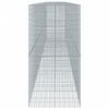 vidaXL Gabionska košara s pokrovom 1050x100x200 cm pocinkano železo