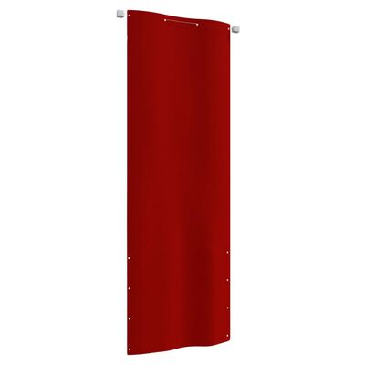 vidaXL Balkonsko platno rdeče 80x240 cm tkanina Oxford