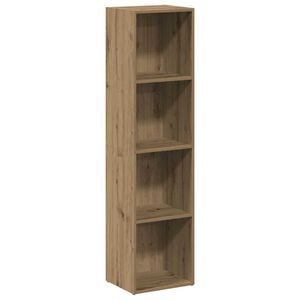 vidaXL Knjižna omara artisan hrast 36x30x143 cm inženirski les