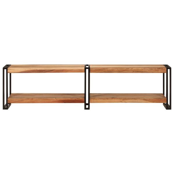 vidaXL TV omarica 160x30x40 cm trden akacijev les