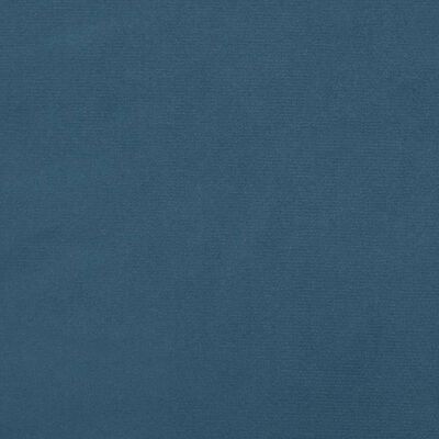 vidaXL Vzglavje z ušesi temno modra 103x23x118/128 cm žamet