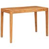 vidaXL Jedilna miza 110 x 55 x 76 cm Masiven les akacije Rjava