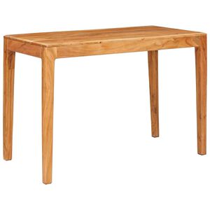 vidaXL Jedilna miza 110 x 55 x 76 cm Masiven les akacije Rjava