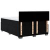 vidaXL Box spring posteljni z vzmetnico črn 140x190 cm žamet