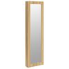 vidaXL Omarica za nakit z ogledalom stenska 30x8,5x106 cm
