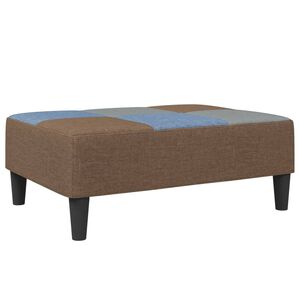 vidaXL Stolček za noge krpanka 77x55x31 cm blago