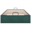 vidaXL Otomanski posteljni okvir brez vzmetnice zelen 80x200 cm žamet