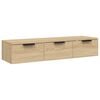 vidaXL Stenska omarica sonoma hrast 102x30x20 cm inženirski les