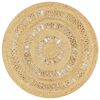 vidaXL Preproga iz ročno pletene jute 90 cm