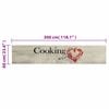 vidaXL Kuhinjska preproga pralna cooking 60x300 cm žamet