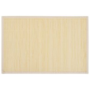 6 x Pogrinjek iz Bambusa 30 x 45 cm Naravne Barve