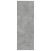 vidaXL Lekarniška omara betonsko siva 30x41x118 cm inženirski les