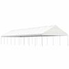 vidaXL Paviljon s streho bel 20,07x5,88x3,75 m polietilen