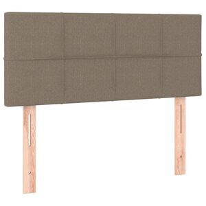 vidaXL Posteljno vzglavje taupe 80x5x78/88 cm blago
