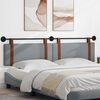 vidaXL Visoki naslon za glavo Svetlo siva 210 x 55 x 5 cm Antikni PU