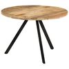 vidaXL Jedilna miza 110x75 cm trden mangov les