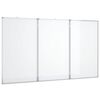 vidaXL Magnetna tabla zložljiva 180x100x1,7 cm aluminij