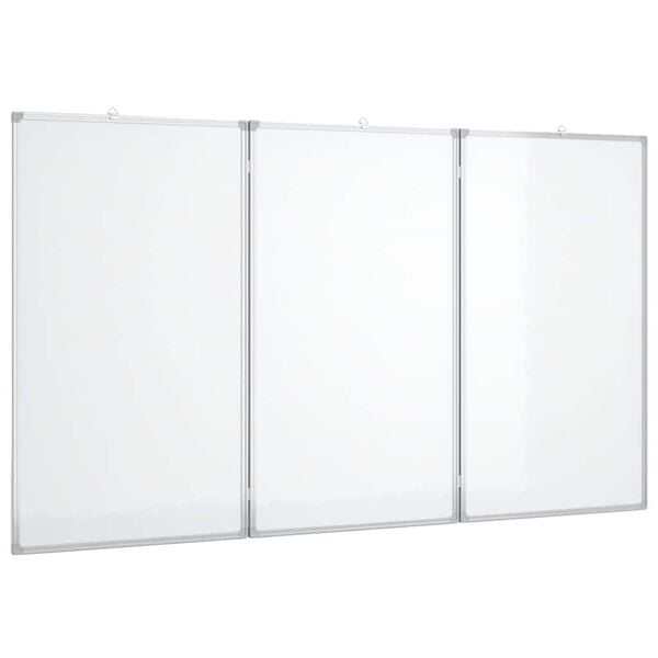 vidaXL Magnetna tabla zložljiva 180x100x1,7 cm aluminij