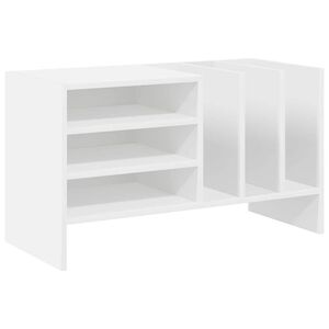 vidaXL Omara za plo&scaron;če Bela 78,5 x 35 x 45 cm Inženirski les