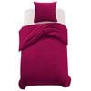 vidaXL Komplet prevlek za odejo bordo 155x220/80x80 cm