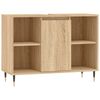 vidaXL Kopalni&scaron;ka omarica sonoma hrast 80x33x60 cm inženirski les