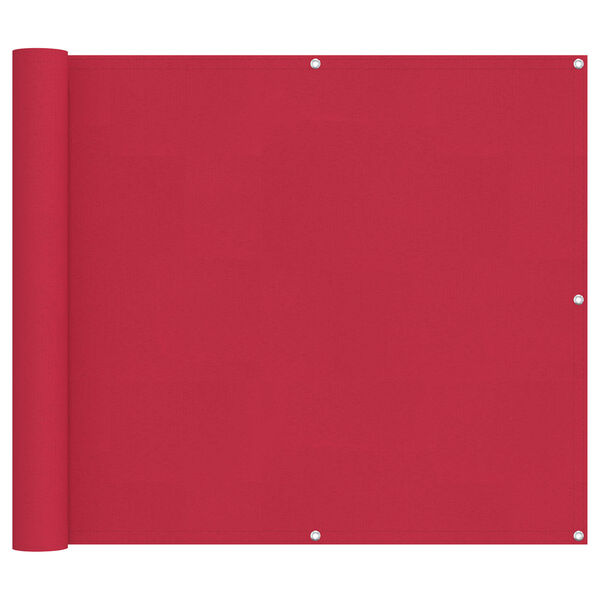 vidaXL Balconska mreža Burgundija 90 x 200 cm Oxford tkanina