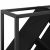 vidaXL Stojalo za vino Črna Orehovina 51 x 18 x 52,5 cm