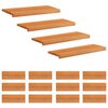 vidaXL Stopnice 16 kos 70 x 30 x 2 cm Svetlo rjava Trda bukovina