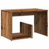 vidaXL Stranska miza Old Wood 59x36x38 cm Inženirski les