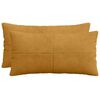 vidaXL Prevleka za blazino 2 pcs ALMELO Rumena 40 x 80 cm korduroy