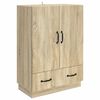 vidaXL Strani &scaron;al Sonoma hrast 66 x 34,5 x 92 cm Inženirski les