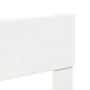 vidaXL Posteljni okvir brez vzmetnice bel 140x200 cm trdna borovina