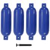 vidaXL Odbijač za čoln 4 kosi modri 51x14 cm PVC